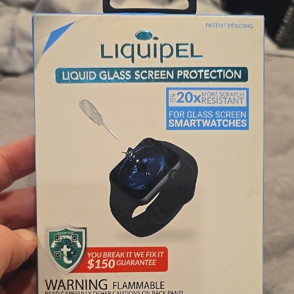 ❤️10/$20 New Liquid Glass Screen Protection for Smartwatches - Black - Picture 1 of 2